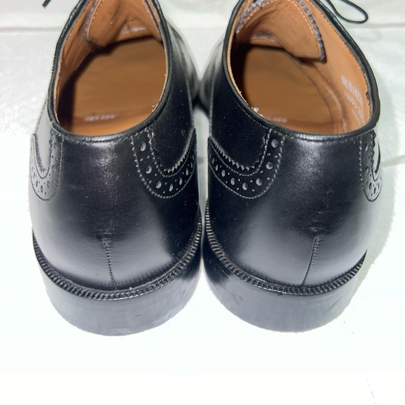 Florsheim Imperial Black Cap Toe Leather Balmoral Men\'s Size: 9.5D